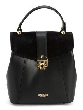 CHEVAL Made In Italy Leather Flap Backpack